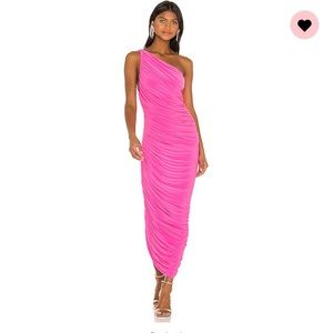 Norma Kamali Diana Gown size XS in Pink